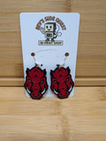 Arkansas Razorback Forward Facing Earrings